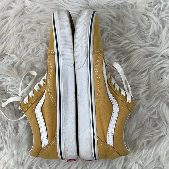 VANS Old Skool Classic Sneakers Mustard Yellow Size 5M - 6.5W - Picture 8 of 11